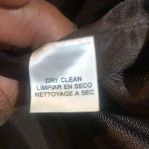 Anne Klein Brown Button Front Blazer with Pockets - Picture 9 of 9